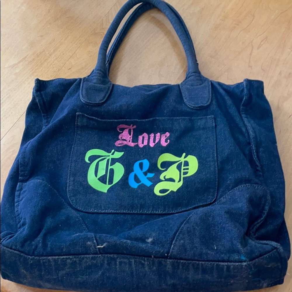Juicy Couture Denim Tote Bag